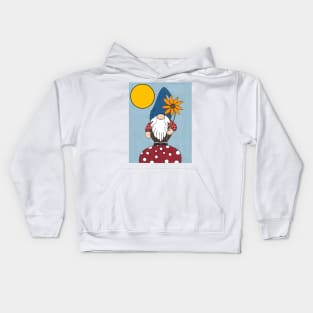 Sunny Day Gnome Kids Hoodie